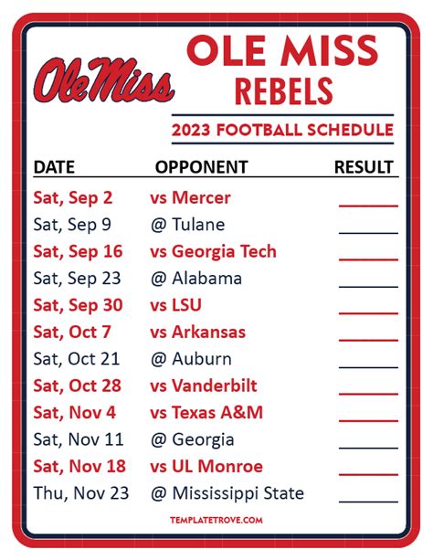 2015 ole miss rebels football schedule|ole miss football score today.